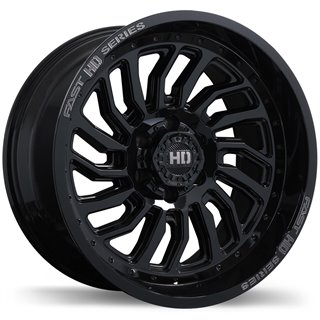 Fast HD | D-STRUCT ET-15 (Winter) - Noir lustré avec fraisage gris