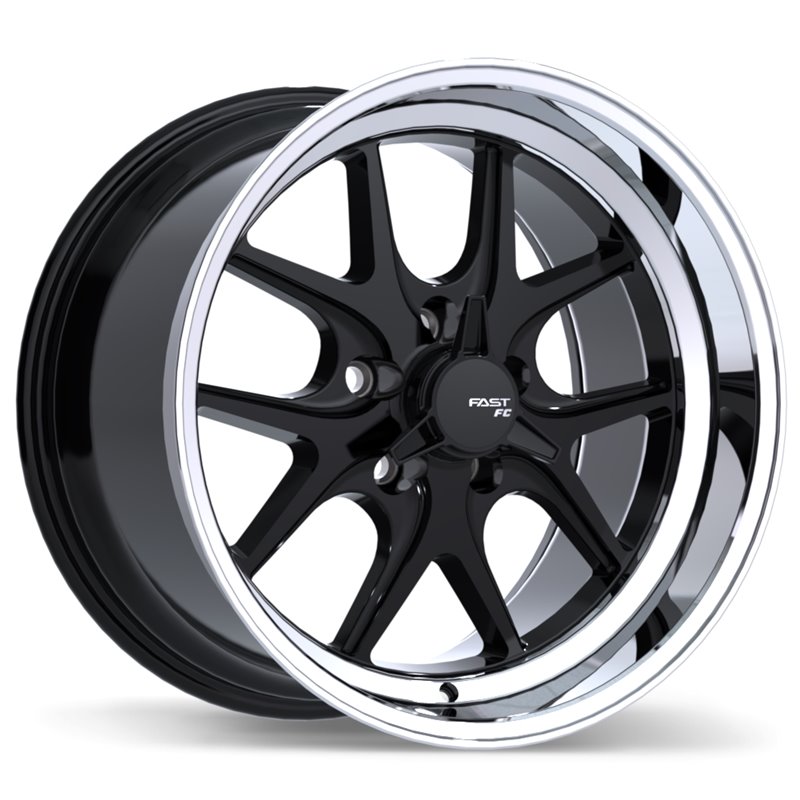 Fast Wheels | FC04V ET-5 (Summer) - Noir lustré avec rebord machiné