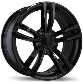 Replika | R163A 18x8.0 ET35 - Gloss Black Replika Custom Wheels
