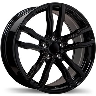 Replika | R200 ET45 - Gloss Black Replika Custom Wheels