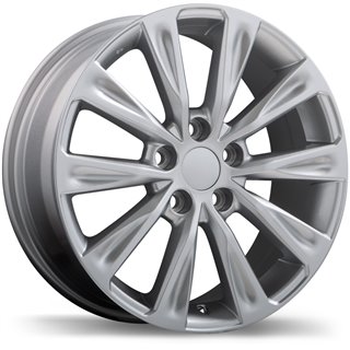 Replika | R223 ET39 - Metallic Silver Replika Custom Wheels