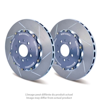 GiroDisc | REAR 2pc Floating High Performance Rotors - Evo 6 / 7 / 8 / 9 1999-2007 GiroDisc Brake Rotors