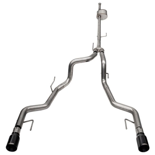 Corsa | Extreme Cat-Back Exhaust System Black - F150 TREMOR V8 5.0L 2022-2023 CORSA Performance Exhaust System