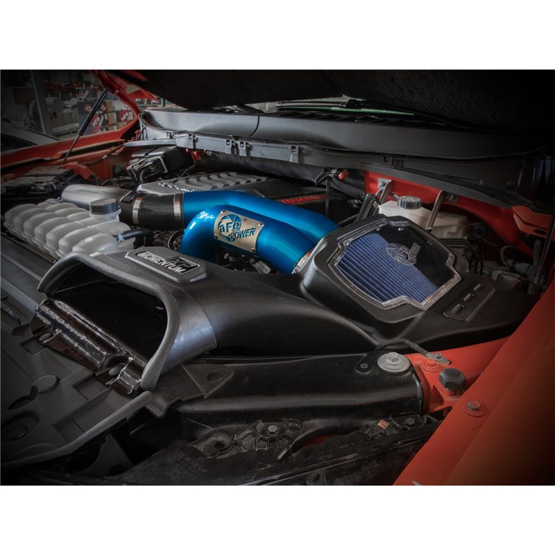 aFe Power | Momentum XP Cold Air Intake System w/Pro 5R Filter Blue - Expedition / F-150 / Navigator 3.5T 2021-2023