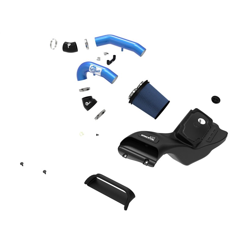 aFe Power | Momentum XP Cold Air Intake System w/Pro 5R Filter Blue - Expedition / F-150 / Navigator 3.5T 2021-2023
