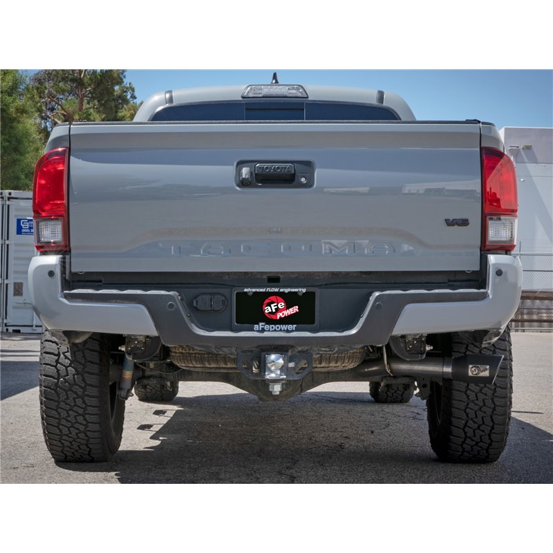 aFe Power | Apollo GT Series 2-1/2 IN to 3 IN 409 SS Cat-Back Exhaust System w/Black Tip - Tacoma 2.7L / 3.5L 2016-2023