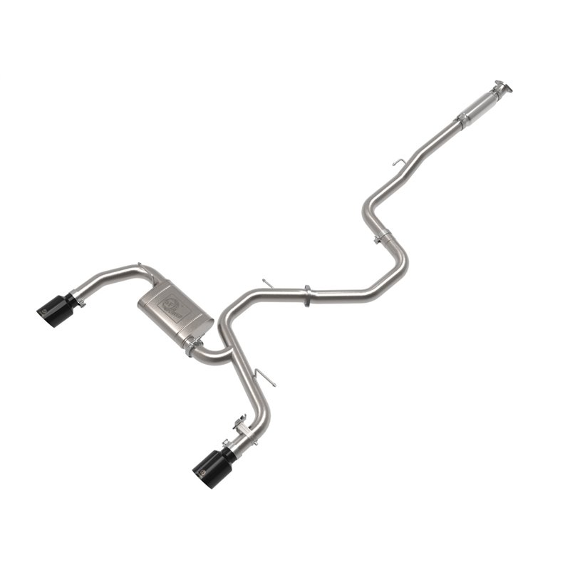 aFe Power | Takeda 3 IN 304 Stainless Steel Cat-Back Exhaust w/Black Tips - Elantra N 2.0T 2022-2023 aFe POWER Cat-Back Exhausts