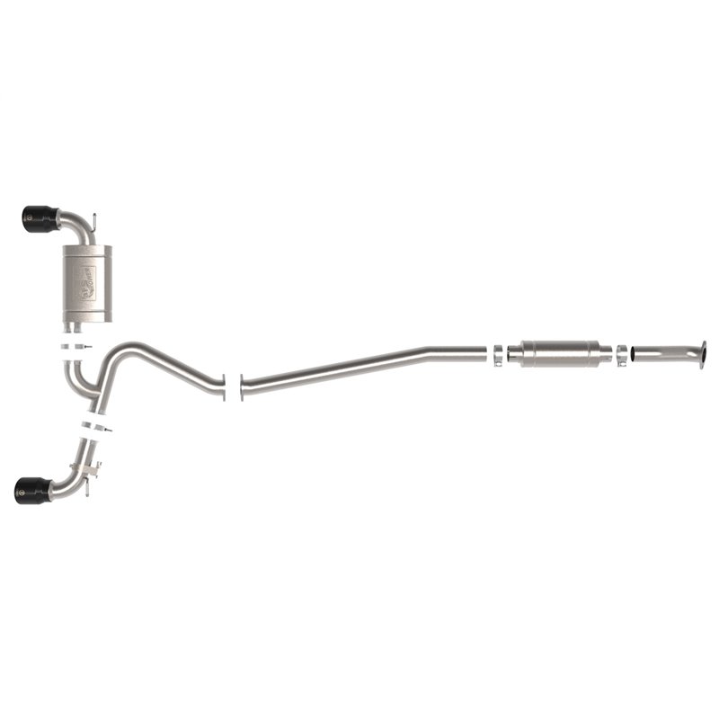 aFe Power | Takeda 3 IN 304 Stainless Steel Cat-Back Exhaust w/Black Tips - Kona N 2.0T 2022-2023 aFe POWER Cat-Back Exhausts