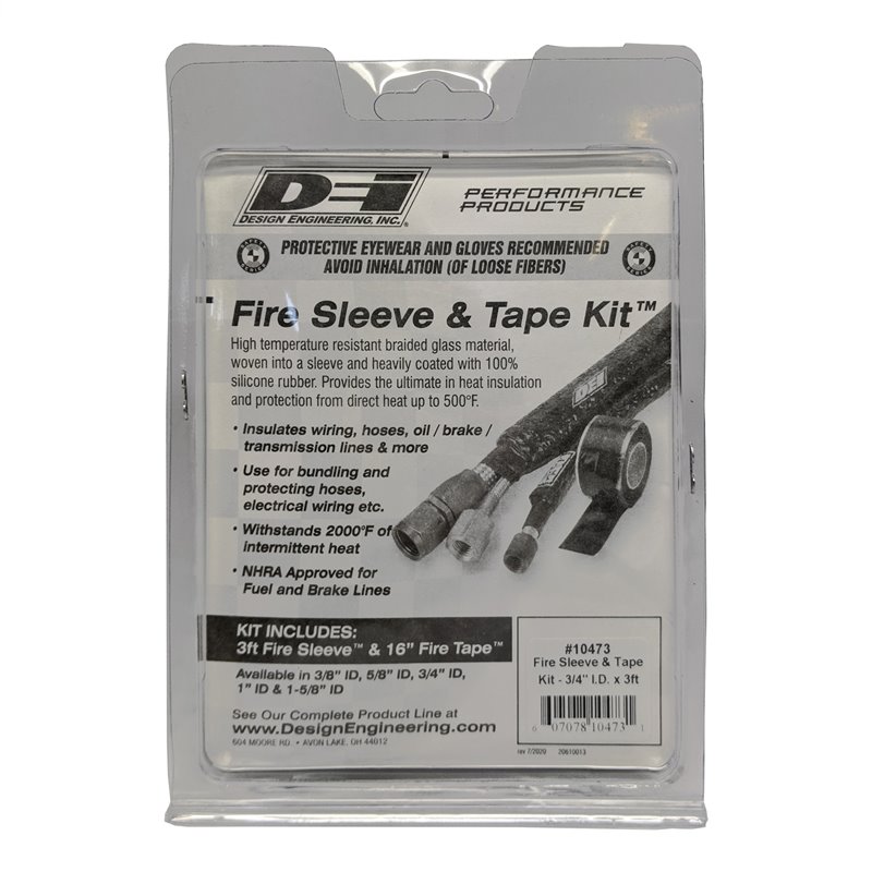 DEI | Fire Sleeve/Tape Kit™ DEI Heat Shields & Blankets