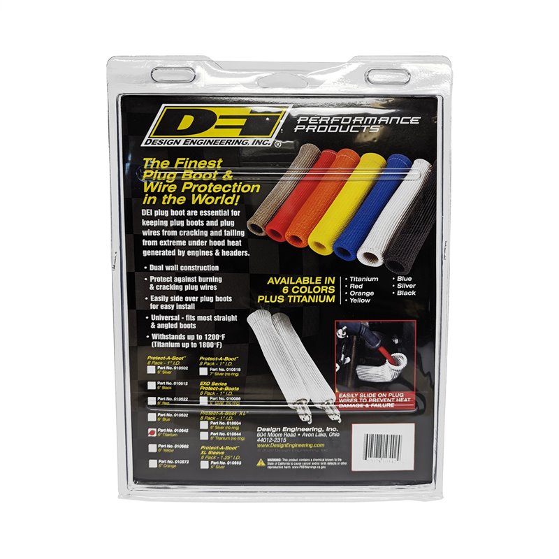 DEI | Protect-A-Boot™ DEI Spark Plug Wires & Boots