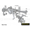 Whiteline | Sway Bar Arrière 18mm Adjustable - GTO 5.7L / 6.0L 2004-2006 Whiteline Sway bars & Link kit