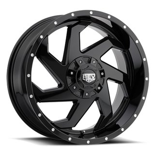 REV Wheels | Off Road 895 ET0 - Black Machined REV Wheels Custom Wheels