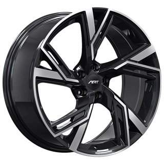 ART Replica | Replica 230 ET25 - Gloss Black - Machined Face ART Replica Custom Wheels