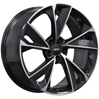 ART Replica | Replica 231 ET28 - Gloss Black - Machined Face ART Replica Custom Wheels