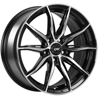 DAI Wheels | FRANTIC ET38 - Noir lustre - Facade machinee