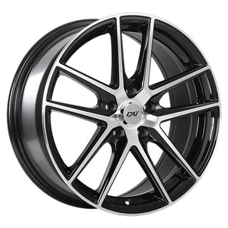 DAI Wheels | LEVEL ET38 - Noir lustre - Facade machinee