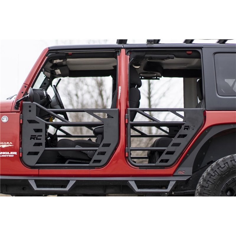 Rough Country | Tube Doors - Wrangler (JK) / Wrangler (JL) 3.6L / 3.8L 2007-2018