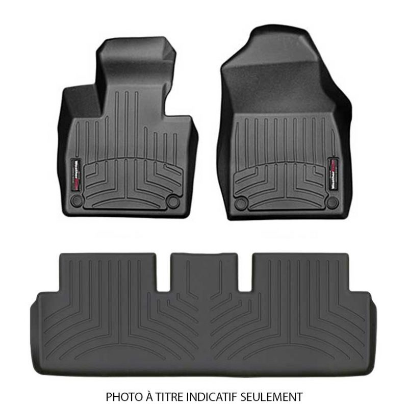 WeatherTech | Ensemble Tapis Avant & Arr. - Tesla Model 3 2017-2022 WeatherTech Tapis Protecteur