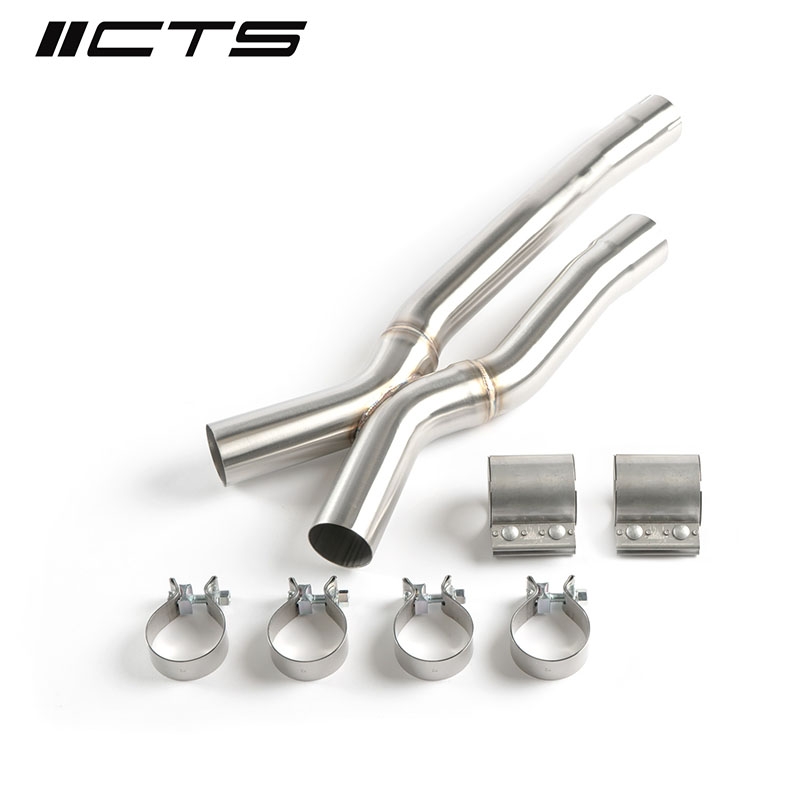 CTS TURBO | RESONATOR DELETE KIT – X3 M / X4 M S58 F97 / F98 2019-2023 CTS Turbo Exhaust Pipes