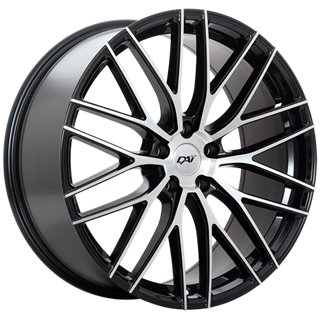 DAI Wheels | RENNSPORT ET45 - Noir lustre - Facade machinee