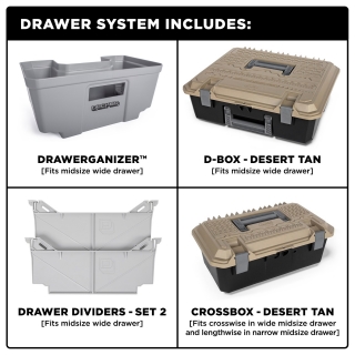 DECKED | DECKED Truck Bed Storage System - Frontier S / SV 3.8L 2022-2024 DECKED Bed Slides & Organizers