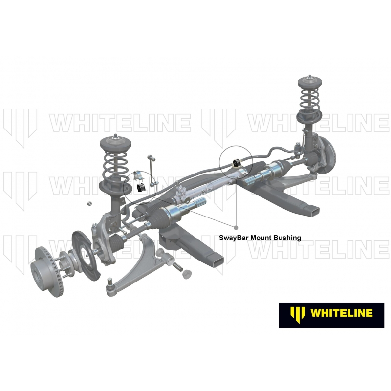Whiteline | Suspension Stabilizer Bar Bushing Front - Lancer Evolution 2003-2006 Whiteline Bushing & Support