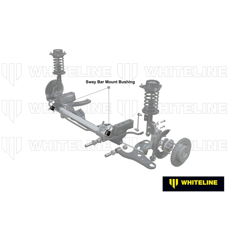 Whiteline | Suspension Stabilizer Bar Bushing Front - Acura / Honda 2001-2006 Whiteline Bushing & Support