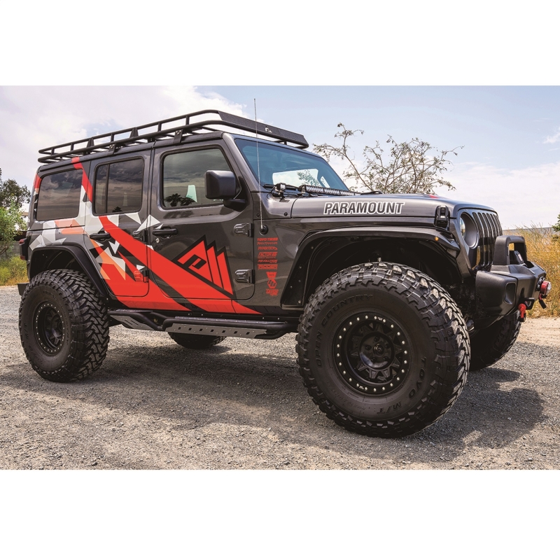 Paramount Automotive | Gen2 Tri-Tube Rock Slider - Wrangler (4xe) / Wrangler (JL) 2018-2022 Paramount Automotive Step Bars