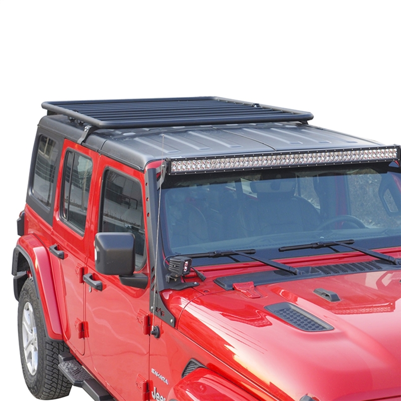 Paramount Automotive | Flat Roof Rack - Wrangler (4xe) / Wrangler (JL) 2018-2022