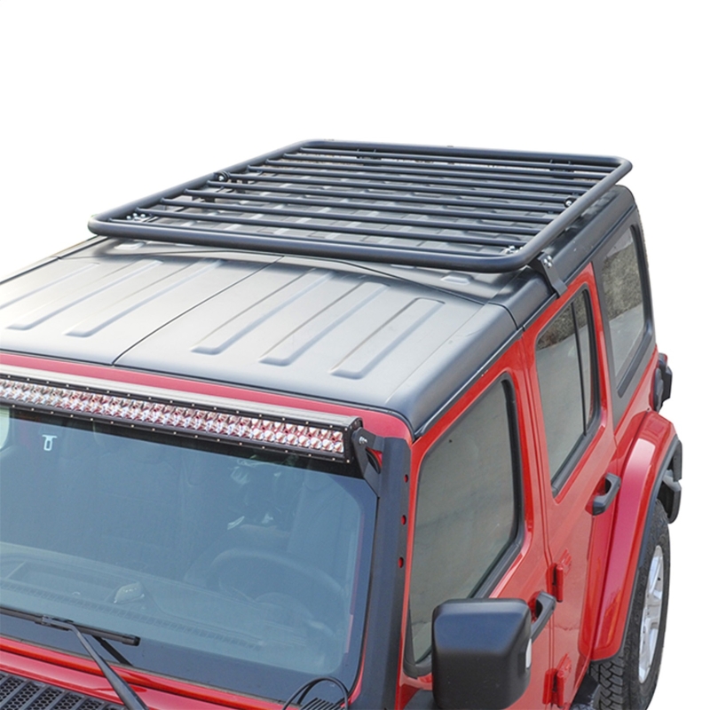 Paramount Automotive | Flat Roof Rack - Wrangler (4xe) / Wrangler (JL) 2018-2022