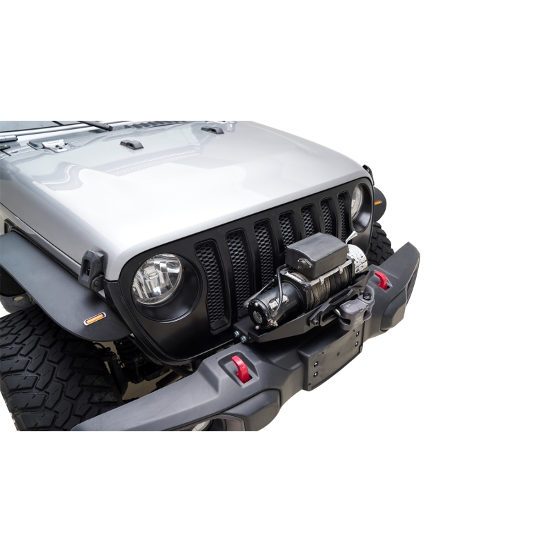 Paramount Automotive | External Winch Plate - Gladiator / Wrangler (4xe) / Wrangler (JL) 2018-2023 Paramount Automotive Armor...