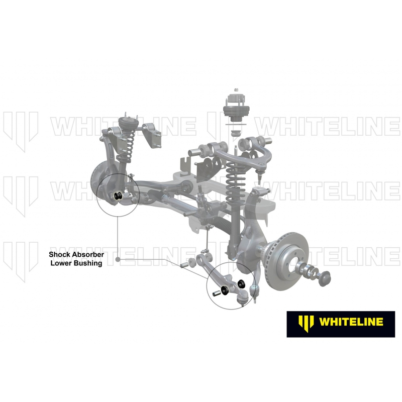 Whiteline | Shock Absorber Bushing Front - 300 / Challenger / Charger / Magnum 2005-2010 Whiteline Bushings & Mounts