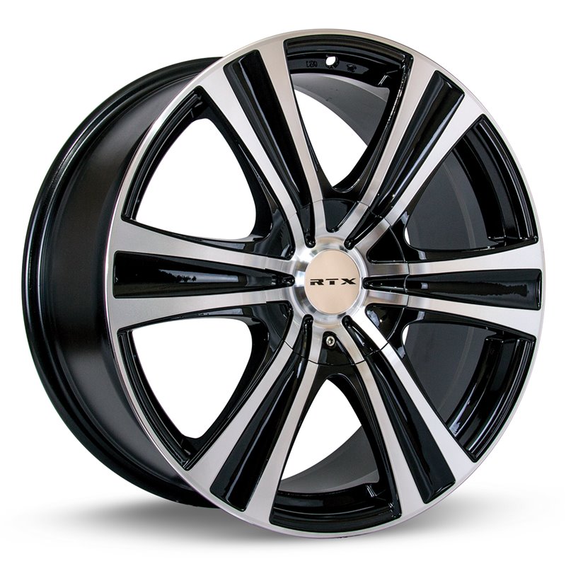 RTX | Aspen ET35 - Black Machined RTX Custom Wheels