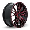 RTX | Vertex ET38 - Black Machined Red RTX Custom Wheels
