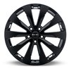 RTX | Estate 17x7.0 ET48 - Noir satin RTX Jantes en alliage