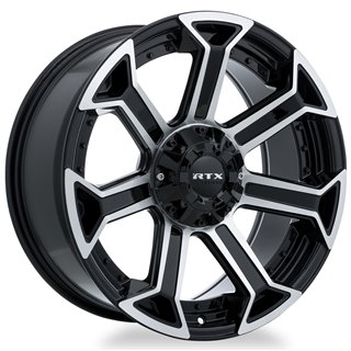RTX | Peak ET0 - Gloss Black Machined RTX Custom Wheels