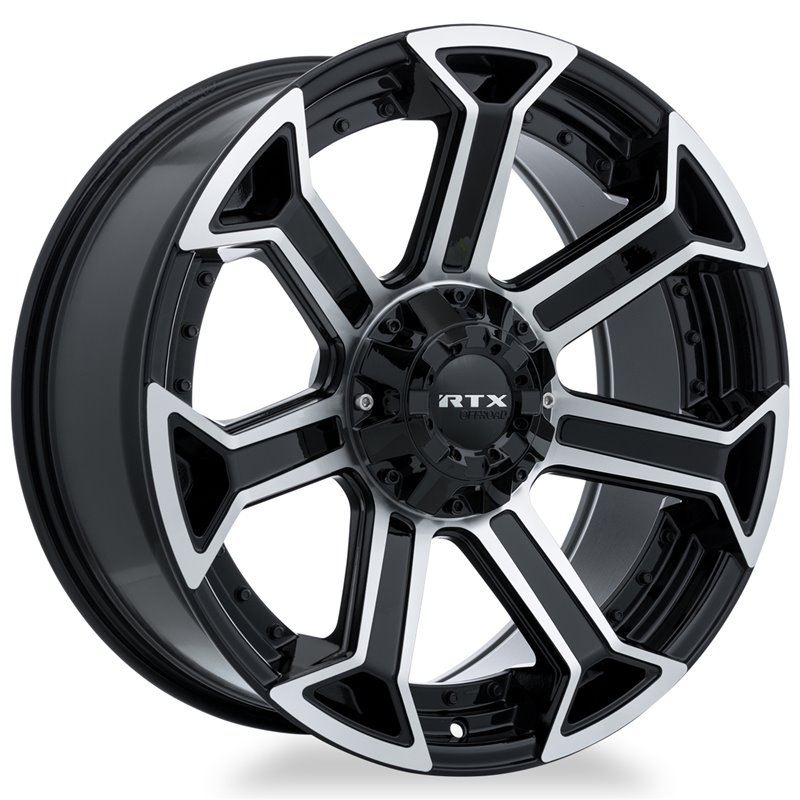 RTX | Peak ET0 - Gloss Black Machined RTX Custom Wheels