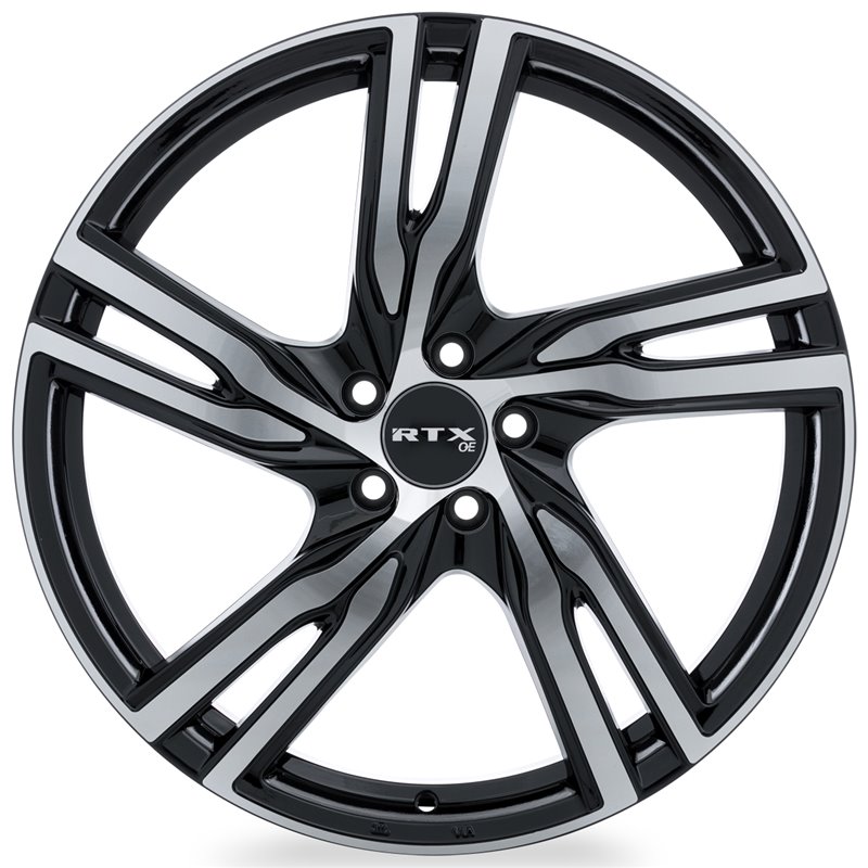 RTX | Gothenburg ET45 - Gloss Black Machined RTX Custom Wheels