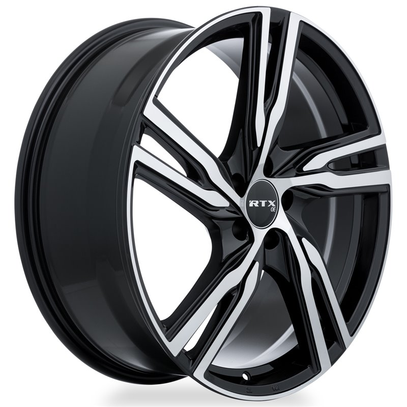RTX | Gothenburg ET45 - Gloss Black Machined RTX Custom Wheels