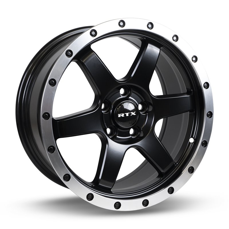 RTX | Dakar ET35 - Noir satiné rebord machiné