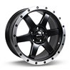 RTX | Dakar ET35 - Noir satiné rebord machiné