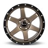 RTX | Dakar ET35 - Satin Bronze Black Edge Lip RTX Custom Wheels