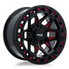 RTX | Zion ET0 - Black Milled Red RTX Custom Wheels