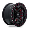 RTX | Zion ET0 - Black Milled Red RTX Custom Wheels