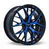 RTX | Valkyrie ET40 - Noir lustré machiné bleu