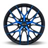 RTX | Valkyrie ET40 - Noir lustré machiné bleu