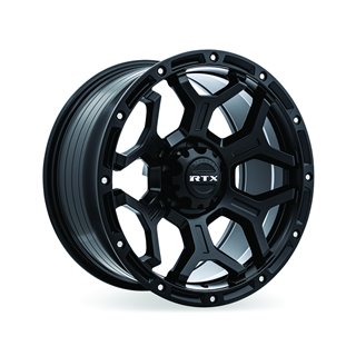 RTX | Goliath ET0 - Satin Black with Milled Rivets RTX Custom Wheels
