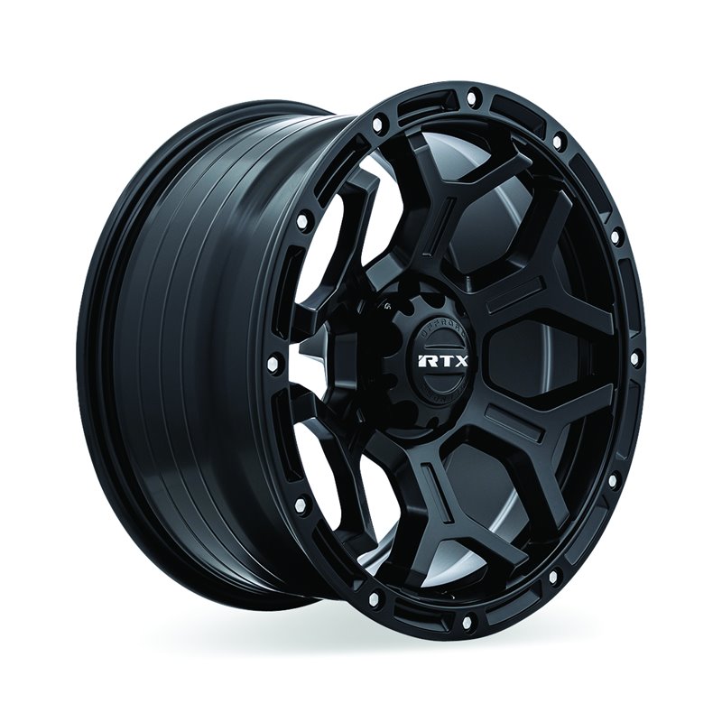 RTX | Goliath ET0 - Satin Black with Milled Rivets RTX Custom Wheels