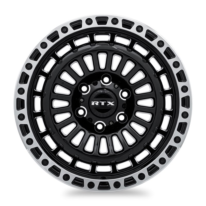 RTX | Moab ET0 - Gloss Black Machined Lip RTX Custom Wheels