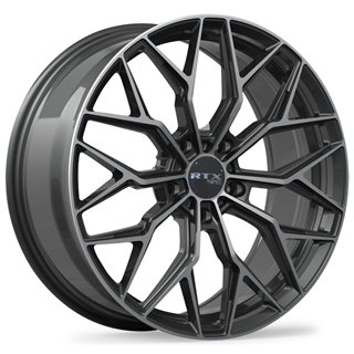 RTX | RS02 ET38 - Gloss Black Machined RTX Custom Wheels
